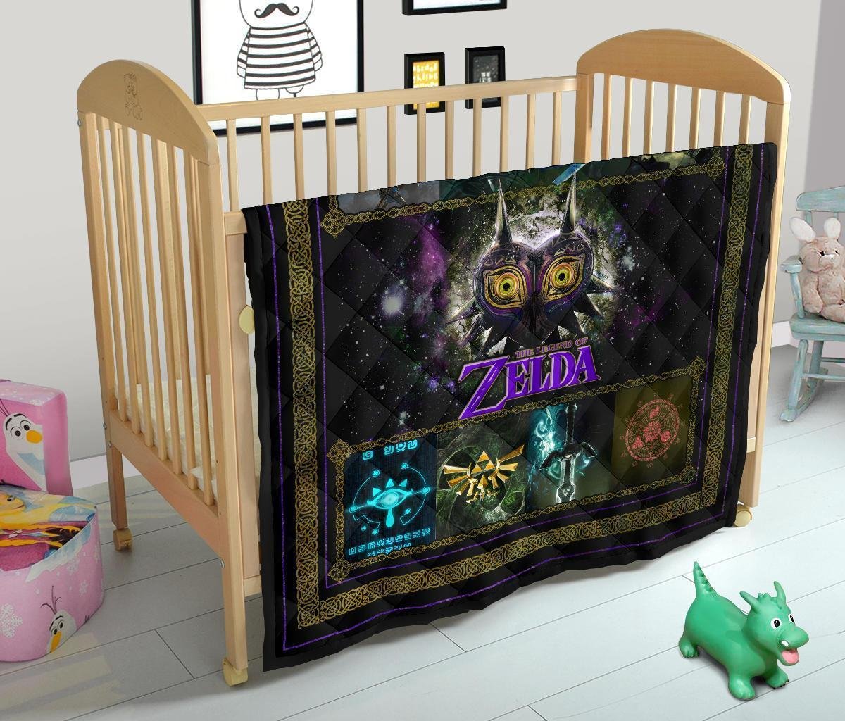 The Legend Of Zelda Majora's Mask Quilt Blanket Gift Idea