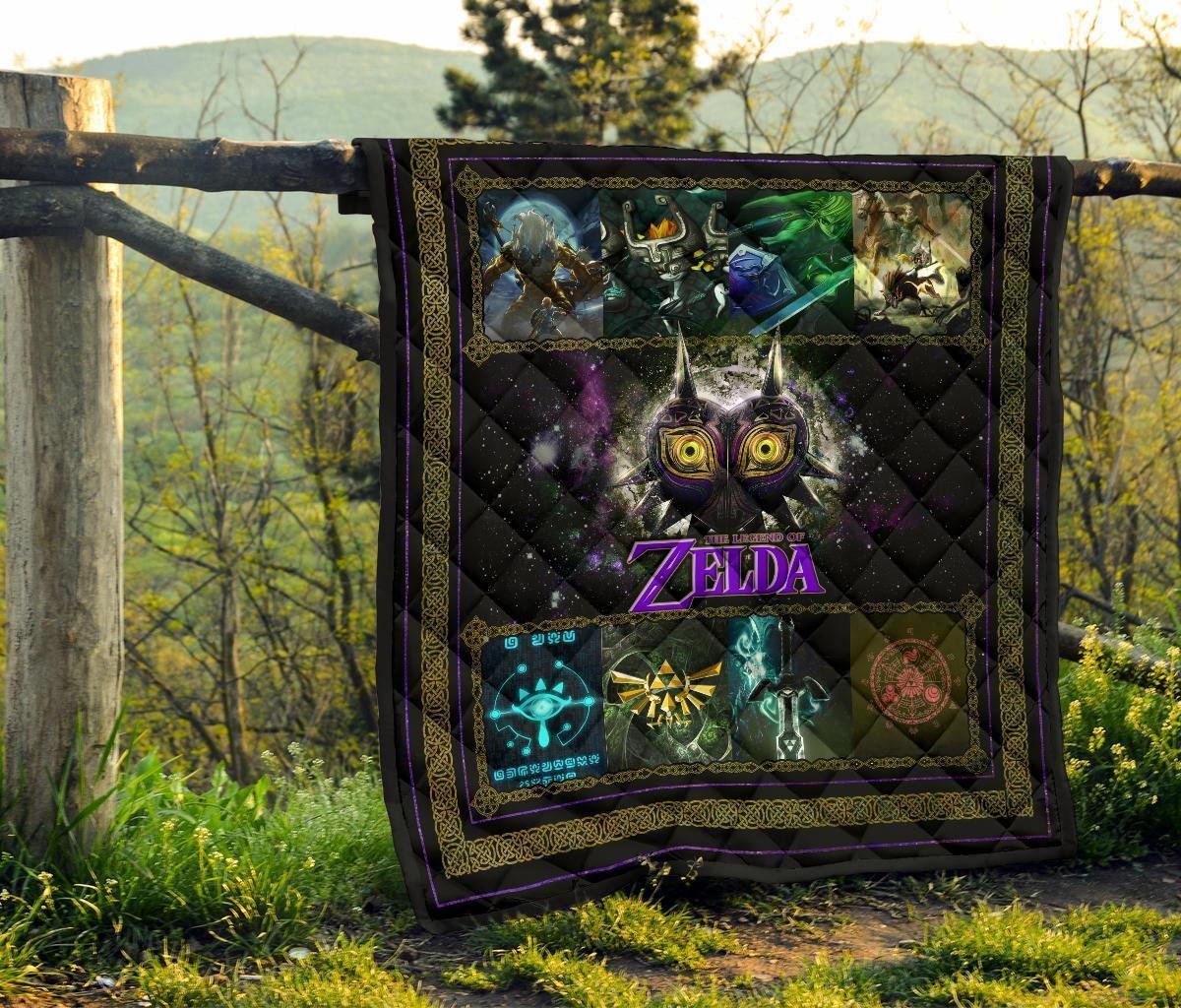 The Legend Of Zelda Majora's Mask Quilt Blanket Gift Idea