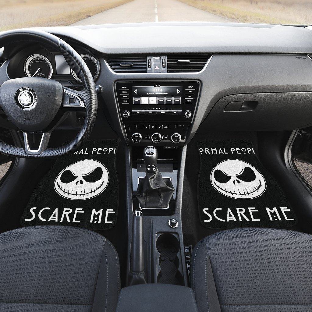 The Nightmare Before Christmas Car Floor Mats | Normal People Scare Me Car Mats NBCFM10