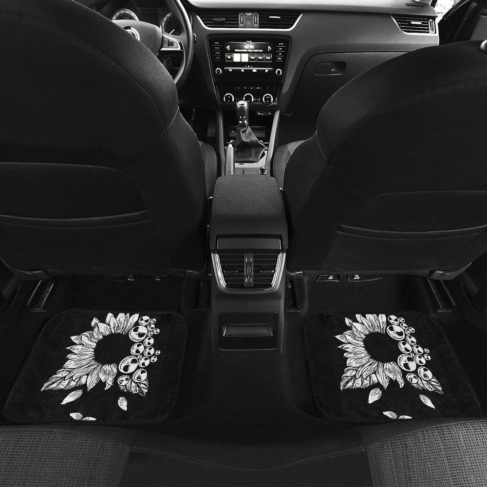 The Nightmare Before Christmas Car Floor Mats | Sun Flowers Jack Skellington Car Mats NBCFM08