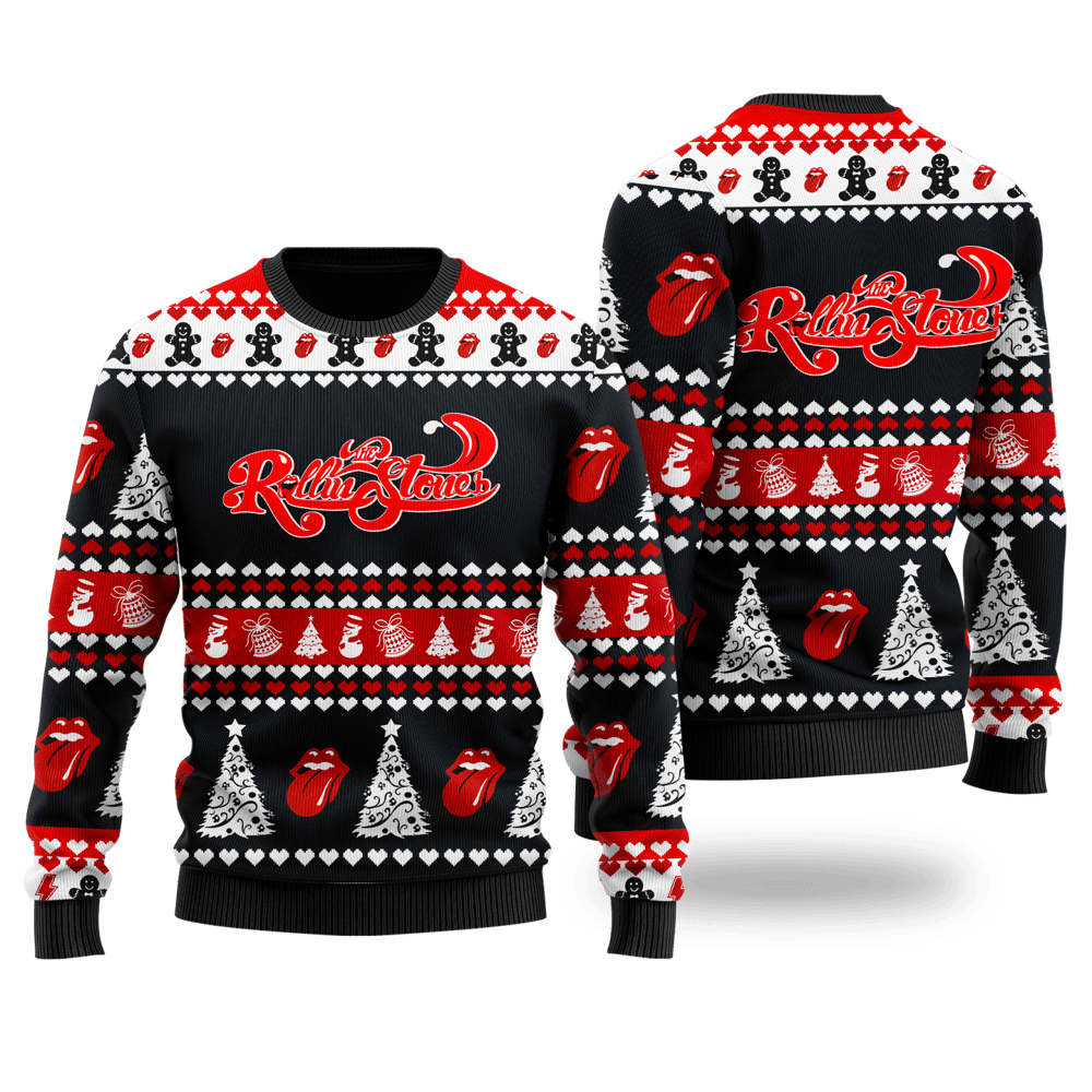 The Rolling Stones Ugly Christmas Sweater Custom Sweatshirt Apparel