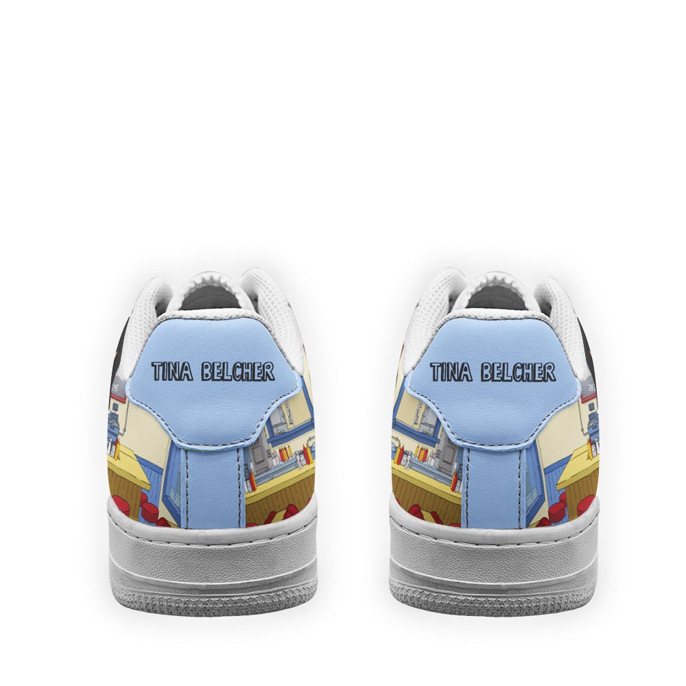 Tina Belcher Bob's Burger Custom Sneakers