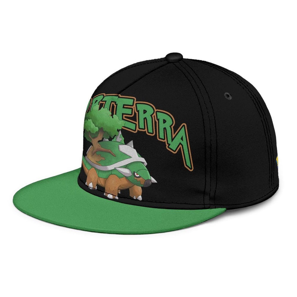 Torterra Snapback Hat Anime Fan Gift Idea