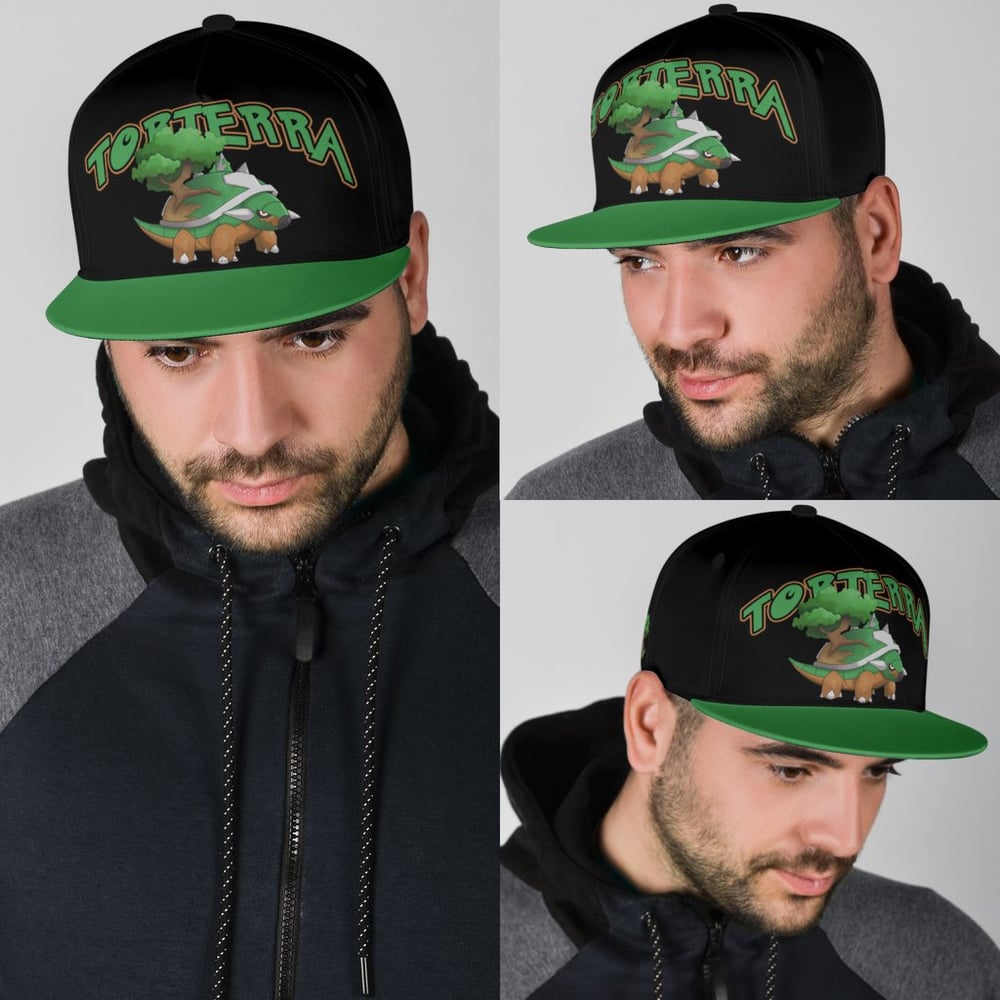 Torterra Snapback Hat Anime Fan Gift Idea