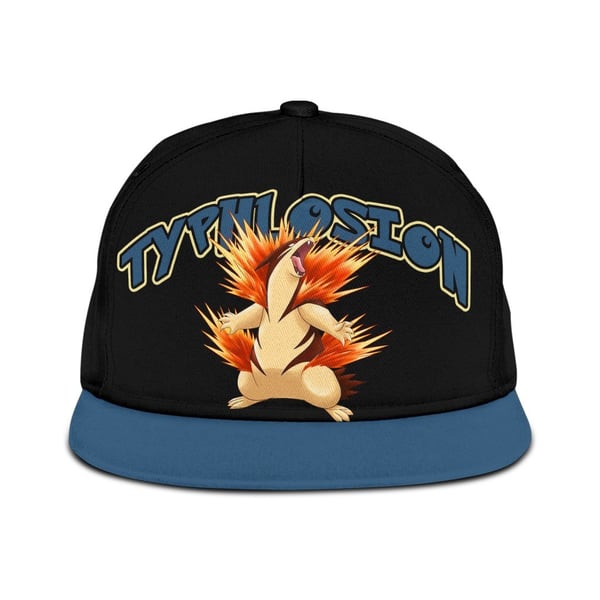 Typhlosion Snapback Hat Anime Fan Gift Idea