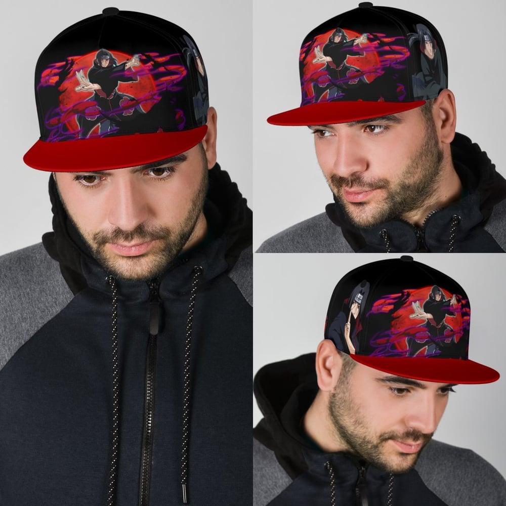 Uchiha Itachi Snapback Hat Naruto Custom Anime Hat