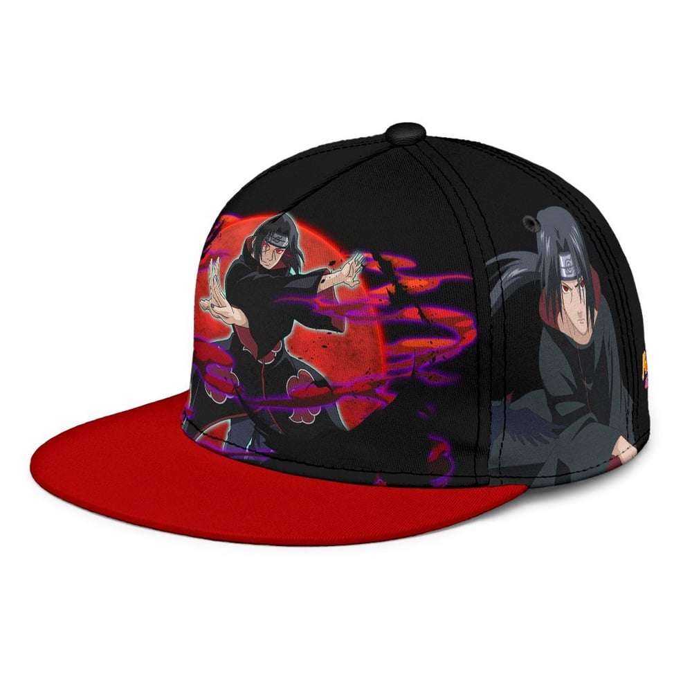 Uchiha Itachi Snapback Hat Naruto Custom Anime Hat