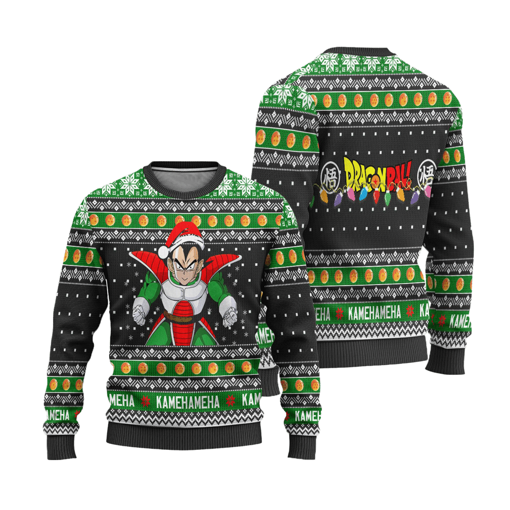 Vegeta Dragon Ball Anime Ugly Christmas Sweater Custom Sweatshirt Apparel