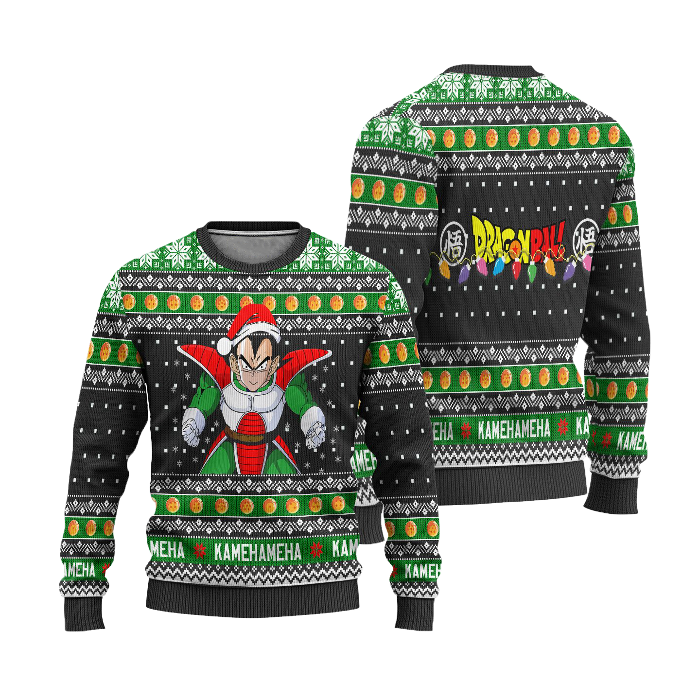 Vegeta Dragon Ball Anime Ugly Christmas Sweater Custom Sweatshirt Apparel