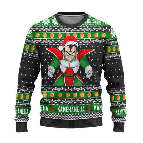 Vegeta Dragon Ball Anime Ugly Christmas Sweater Custom Sweatshirt Apparel