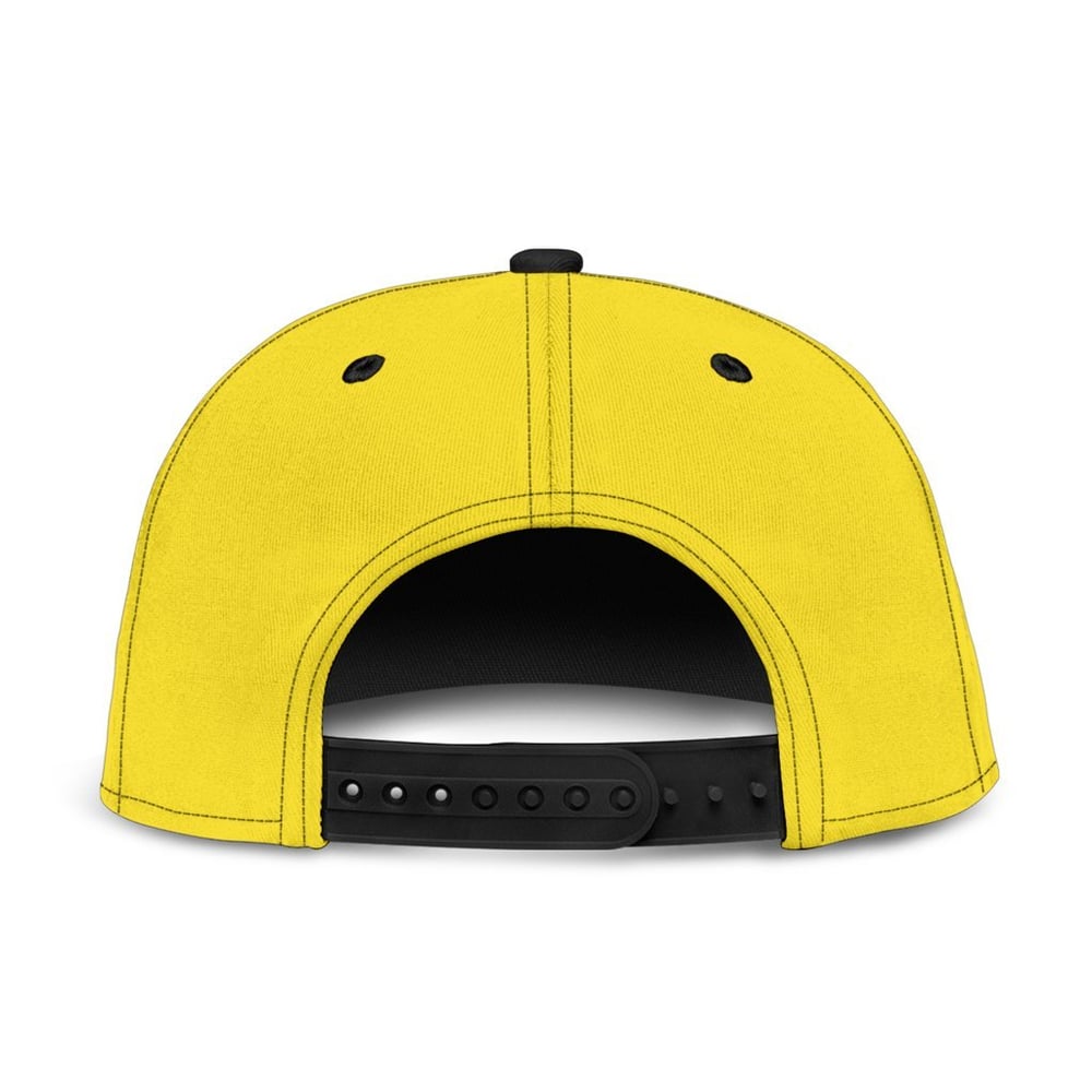 Yellow Crewmate Snapback Hat Among Us Gift Idea