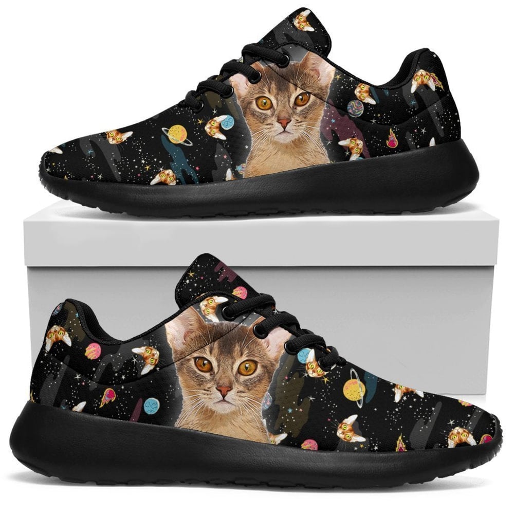 Abyssinian Cat Sneakers Custom Sporty Shoes For Cat Lover