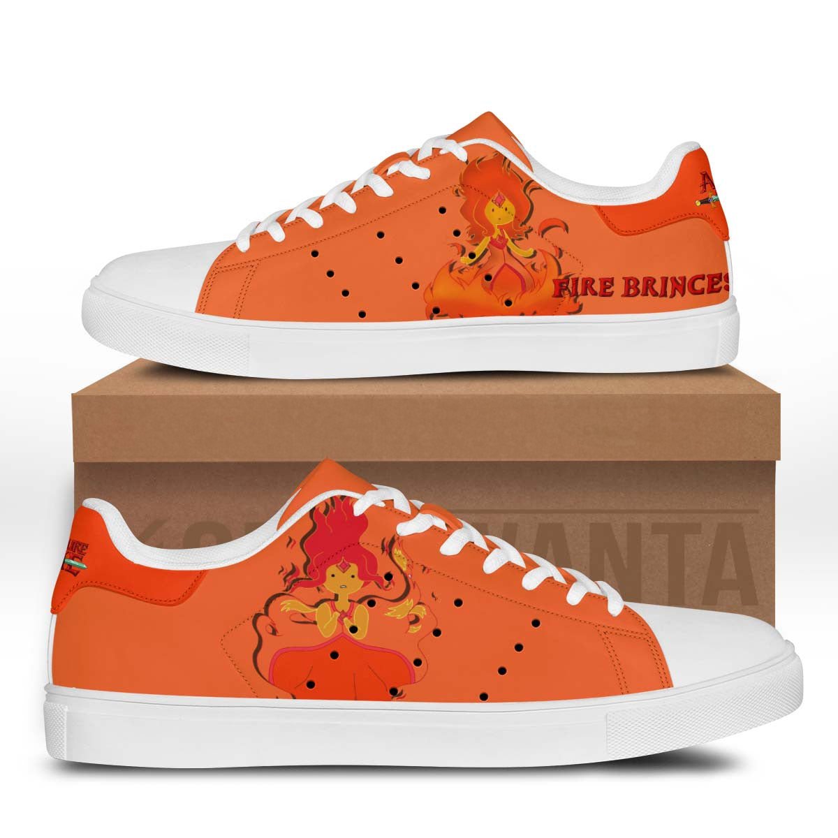 Adventure Time Fire Princess Stan Shoes Custom