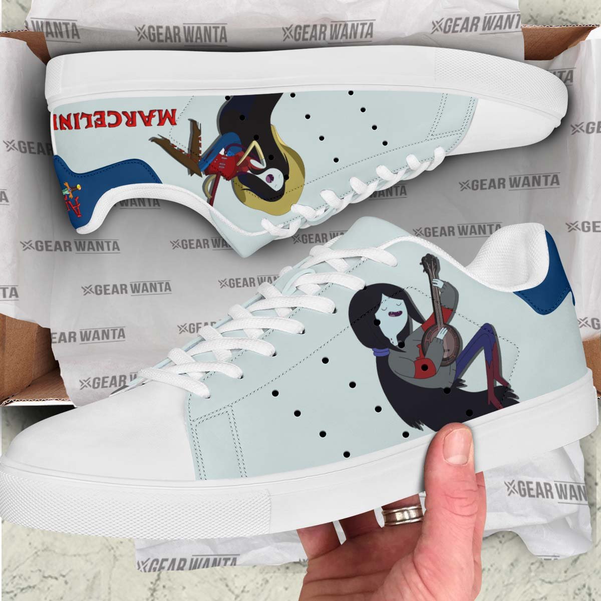 Adventure Time Marceline Stan Shoes Custom For Fans