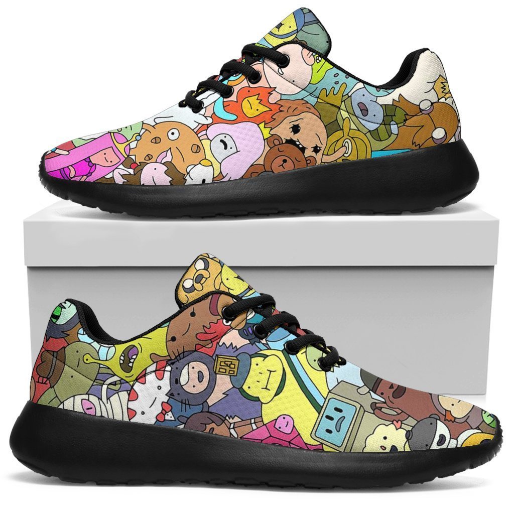 Adventure Time Sneakers Sporty Shoes Funny Gift Idea