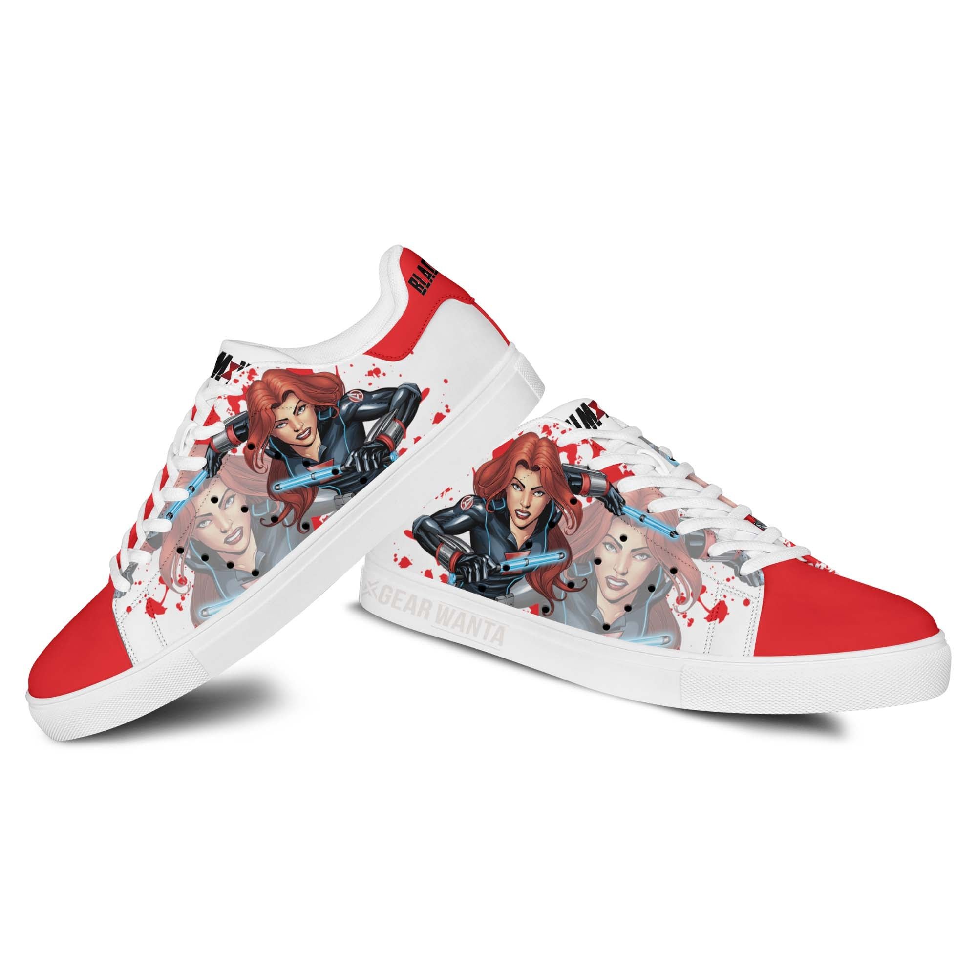 Avengers Black Widow Stan Shoes Custom