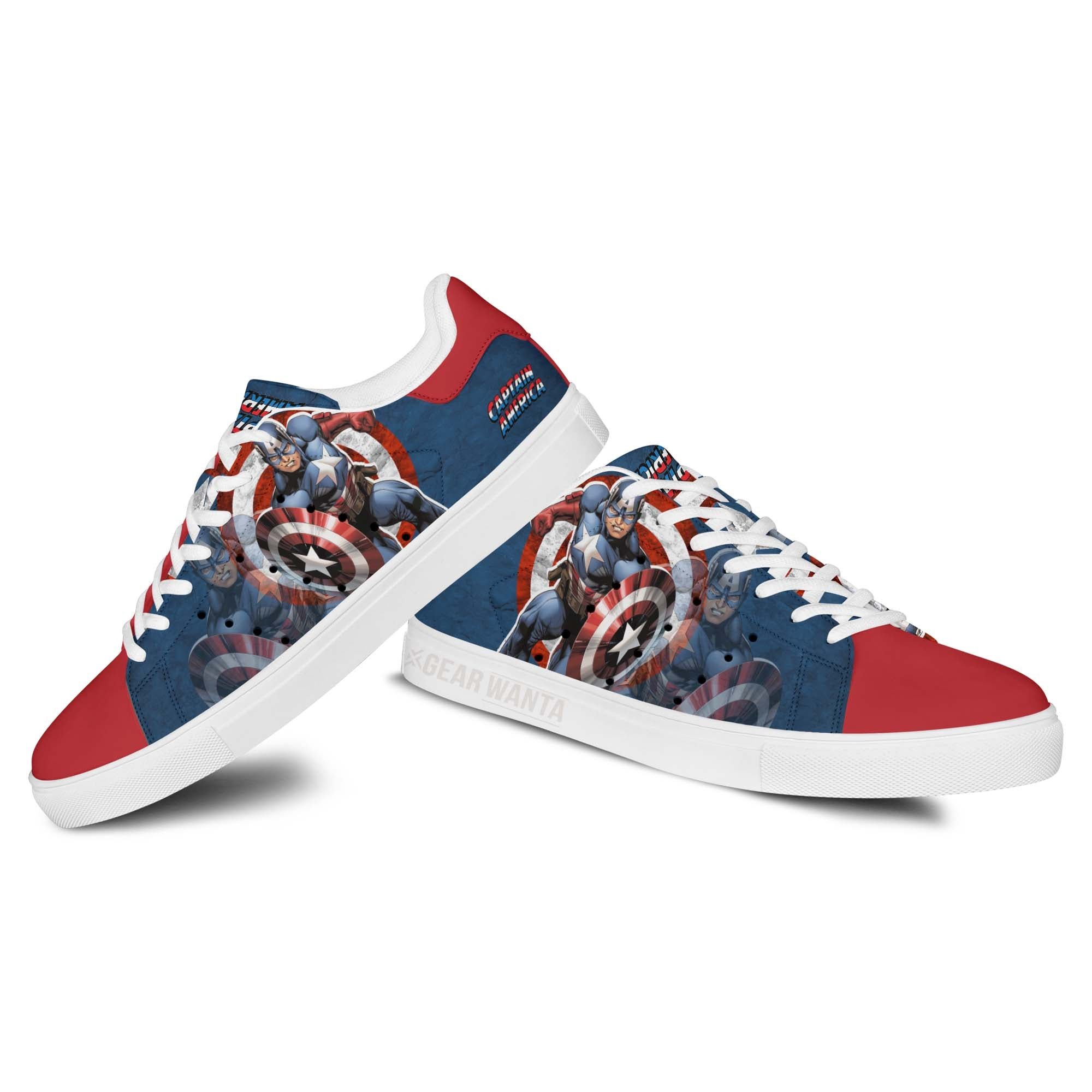 Avengers Captain America Stan Shoes Custom