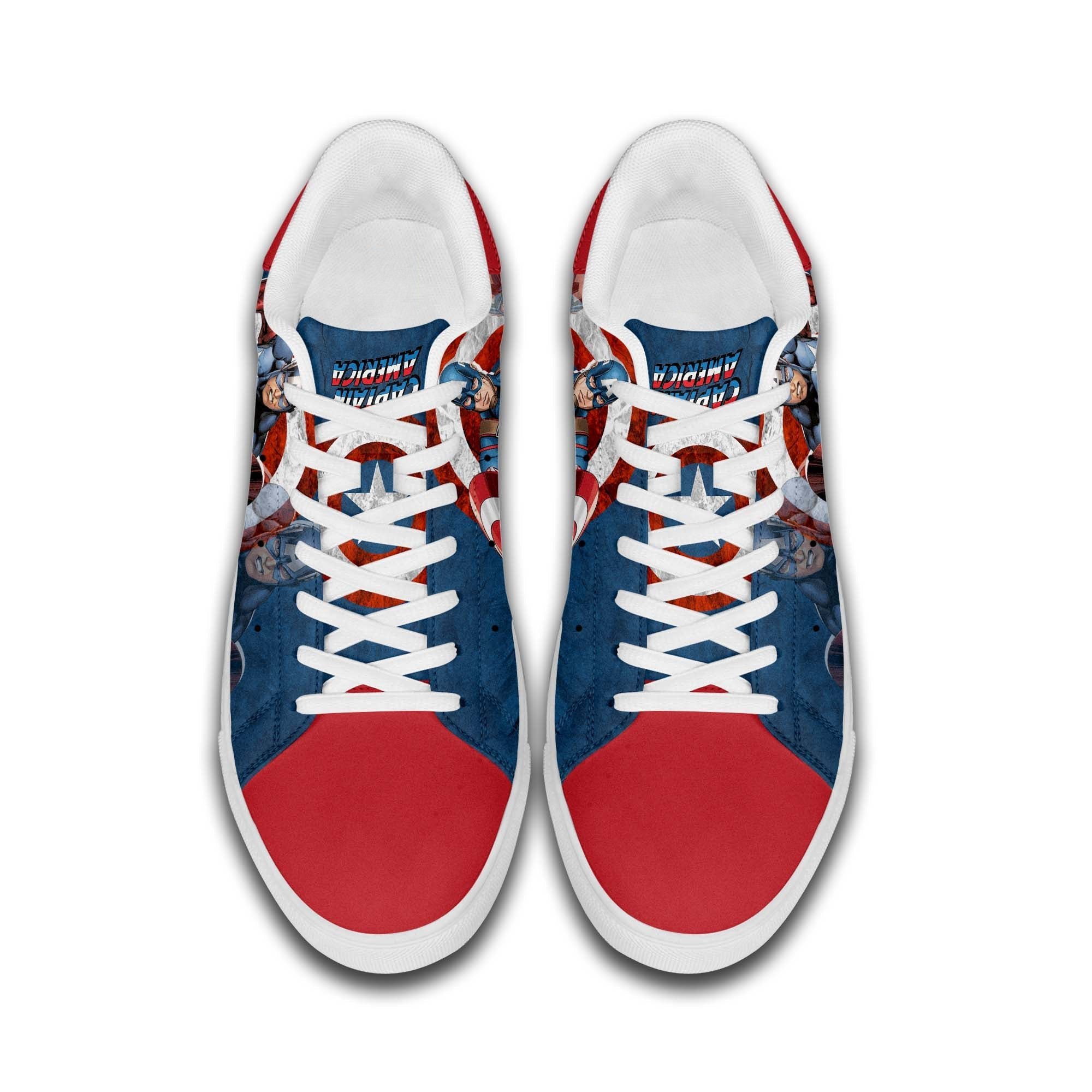 Avengers Captain America Stan Shoes Custom