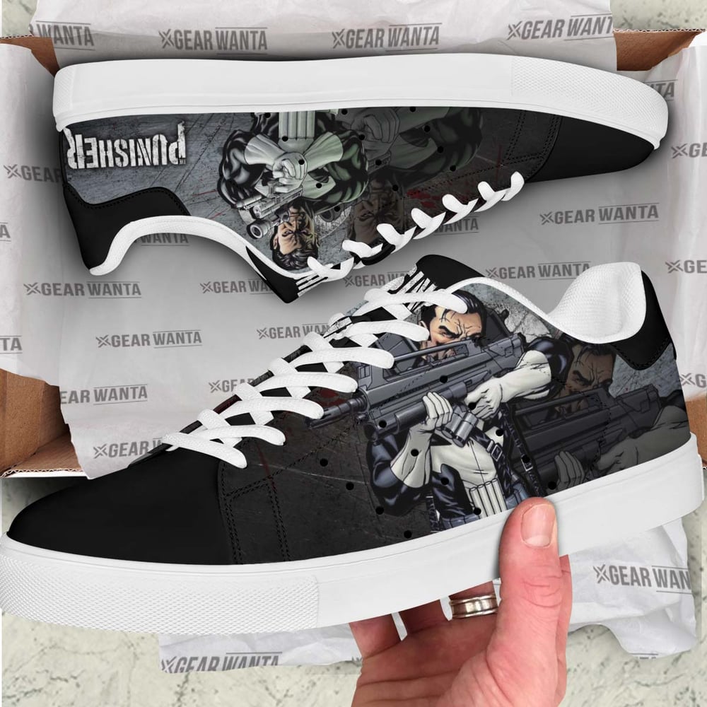 Avengers Punisher Stan Shoes Custom