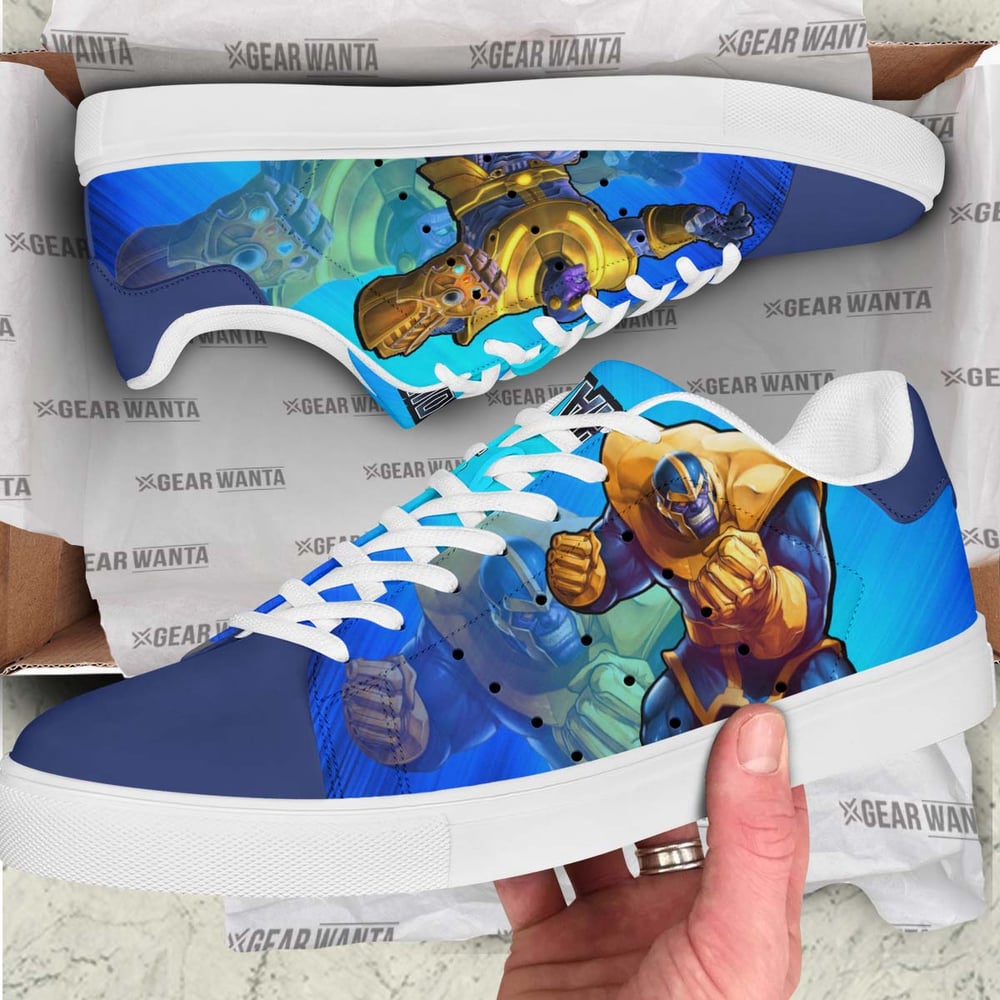 Avengers Thanos Stan Shoes Custom