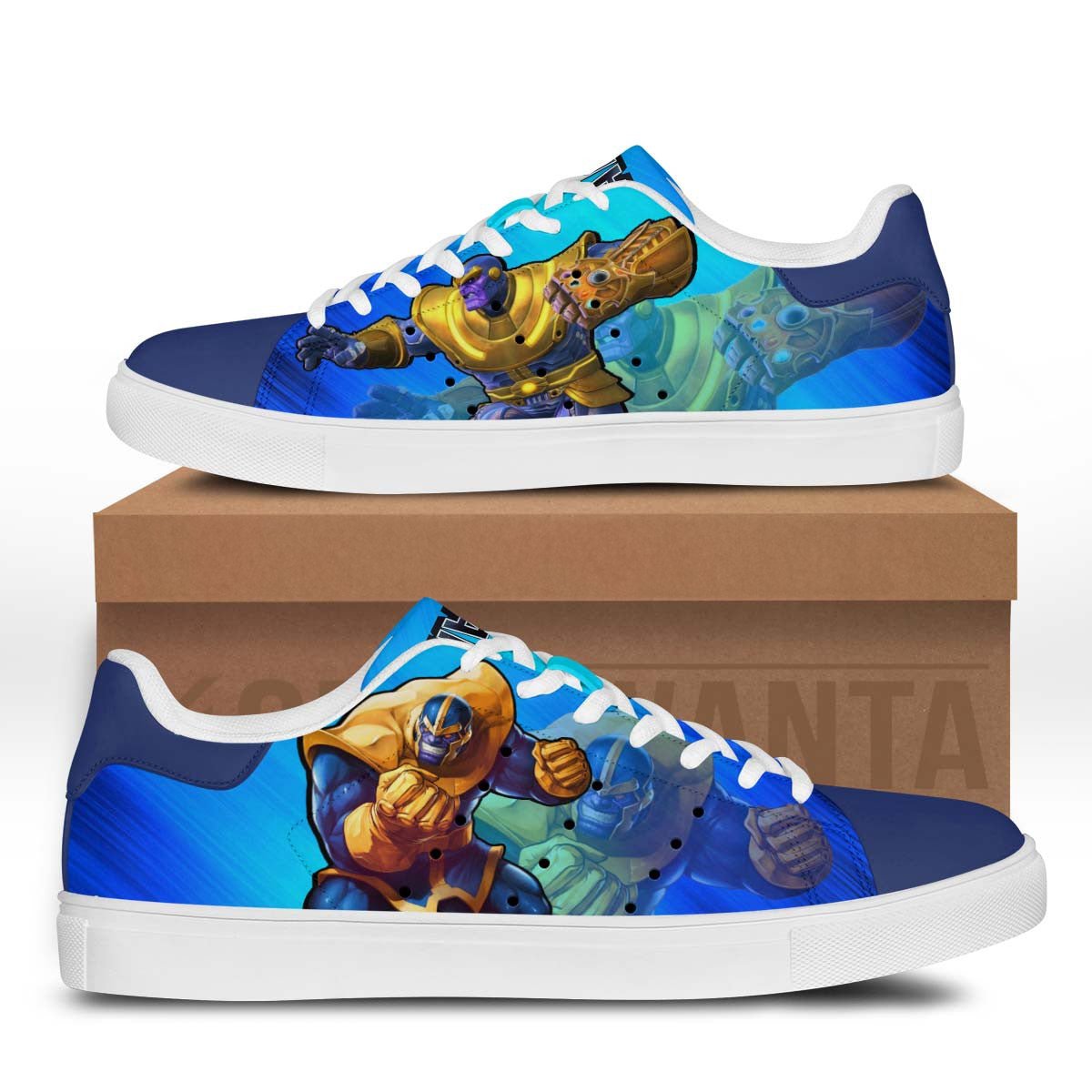 Avengers Thanos Stan Shoes Custom