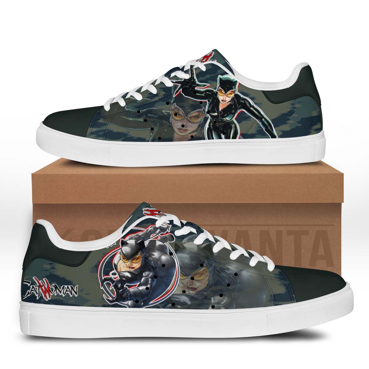 Batman Catwoman Stan Shoes Custom