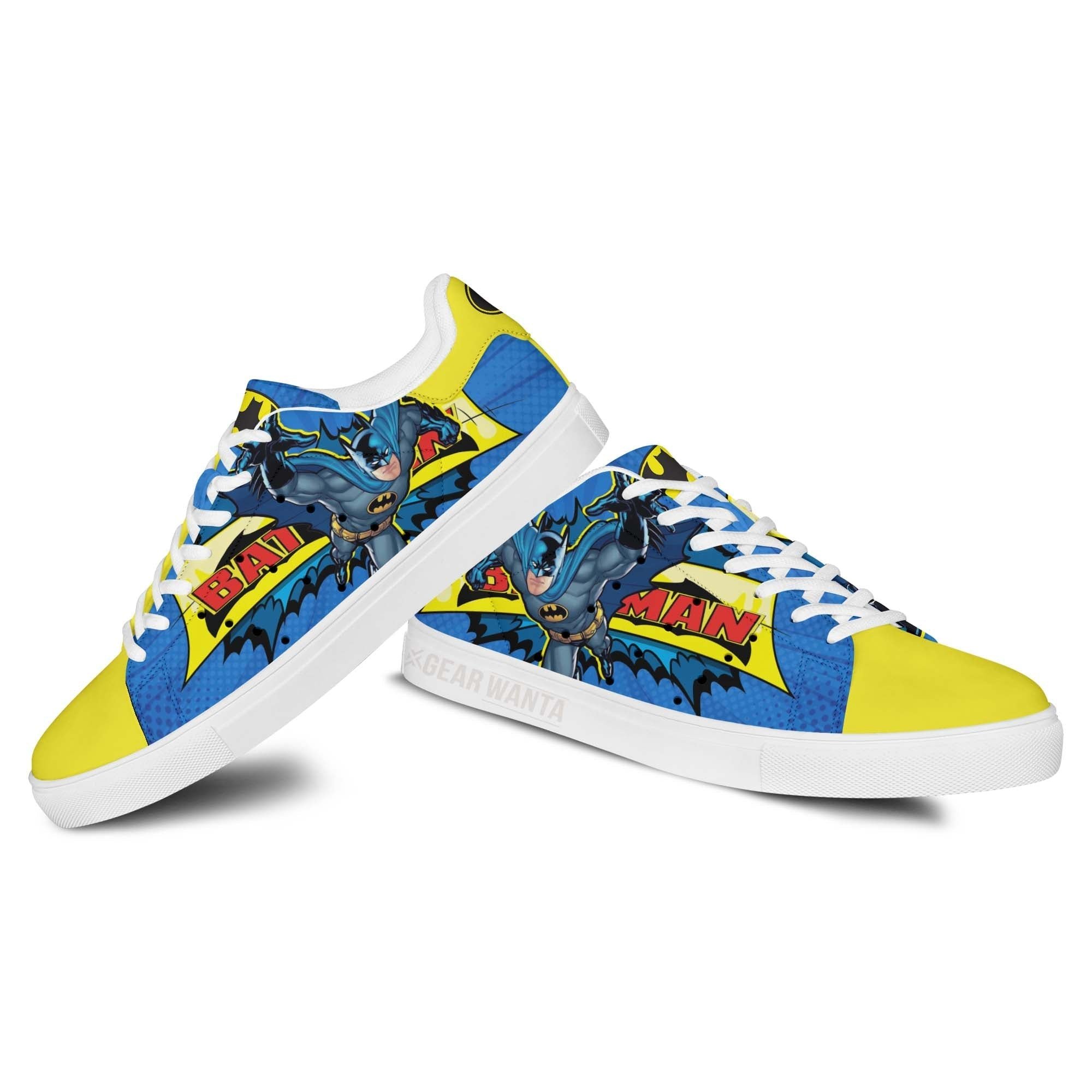 Batman Stan Shoes Custom Super Heroes Cartoon Shoes