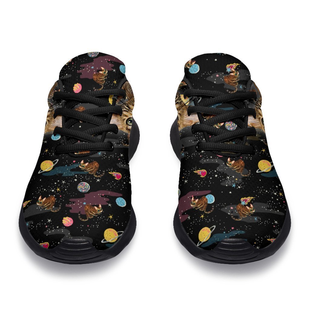 Bengal Cat Sneakers Sporty Shoes Funny For Cat Lover