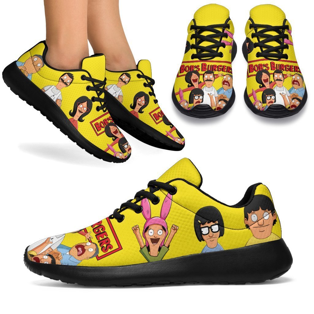 Bob's Burgers Sneakers Sporty Shoes Funny Gift Idea