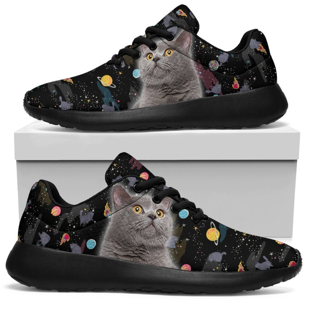 British Shorthair Cat Sneakers Sporty Shoes For Cat Lover