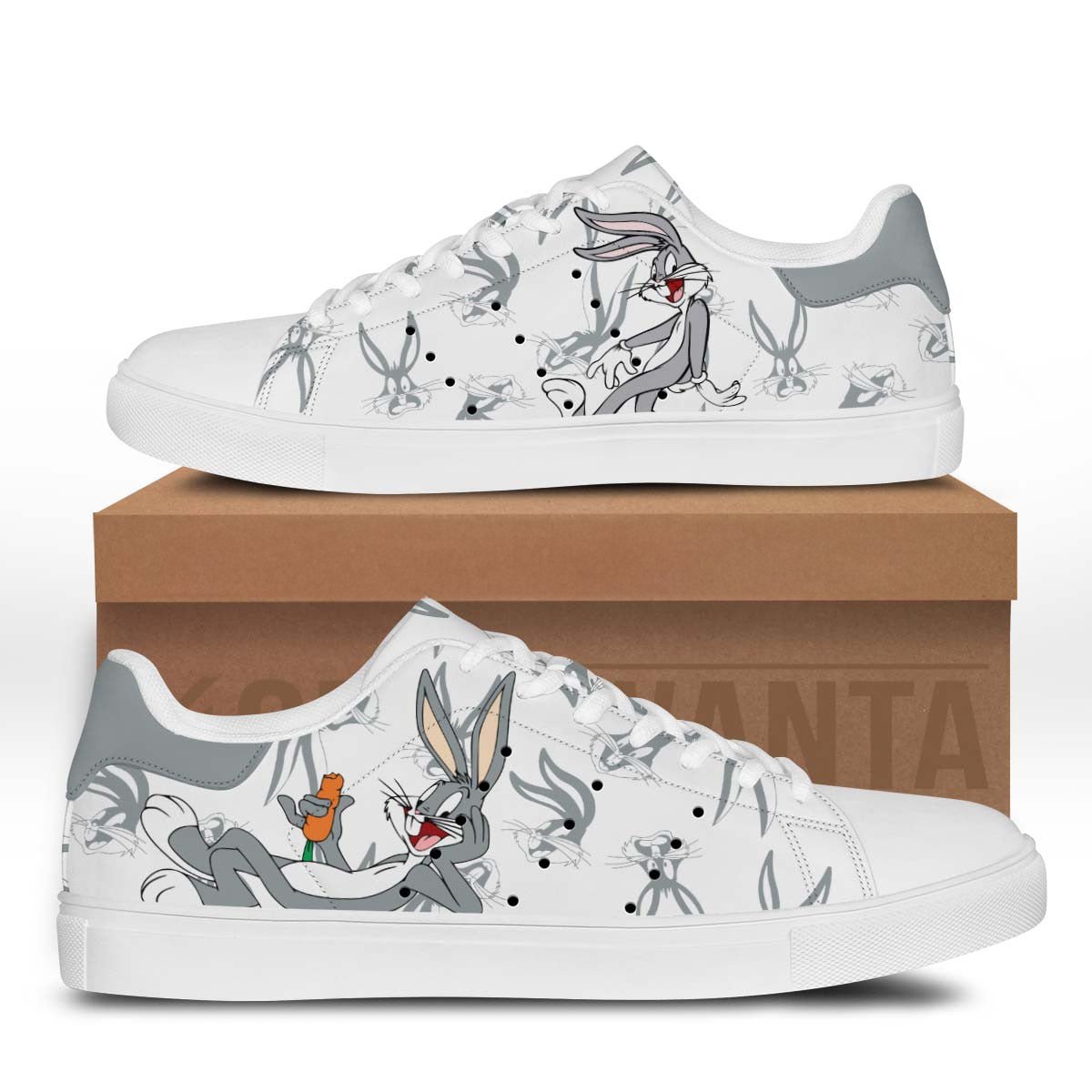 Bugs Bunny Stan Shoes Custom Looney Tunes Cartoon Shoes