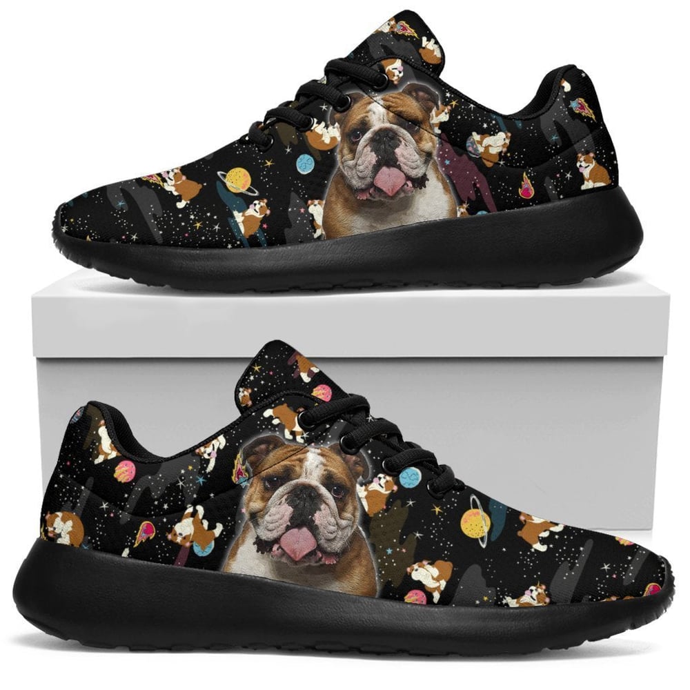 Bulldog Sneakers Sporty Shoes Funny For Bulldog Lover