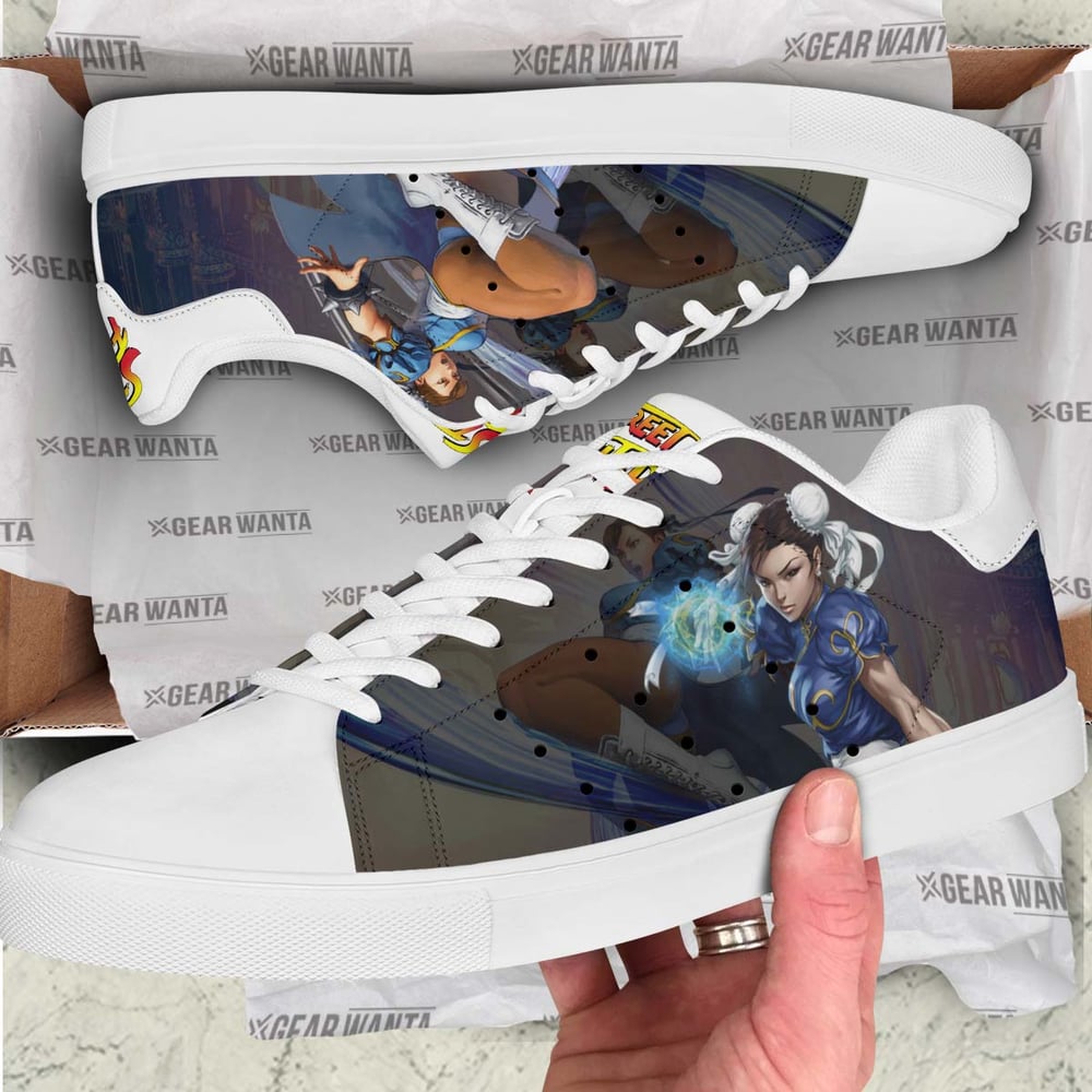 Chun-Li Stan Shoes Custom Street Fighter Game Shoes