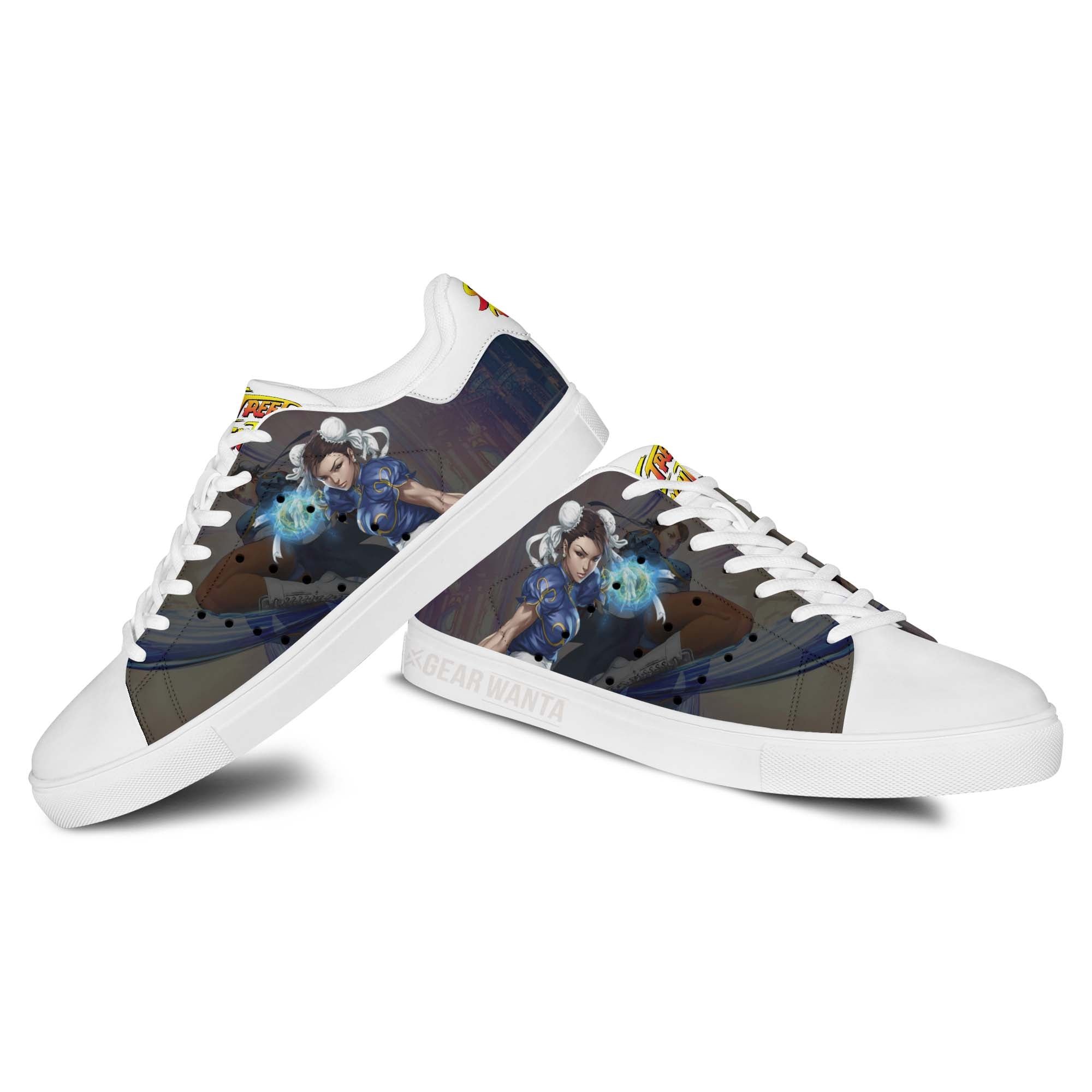 Chun-Li Stan Shoes Custom Street Fighter Game Shoes