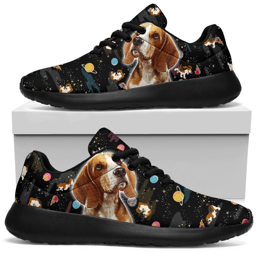 Dog Beagle Sneakers Sporty Shoes Funny