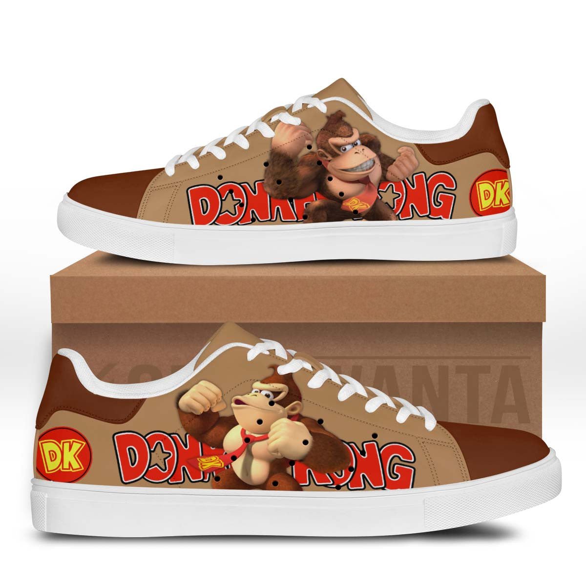 Donkey Kong Stan Shoes Custom Donkey Kong Game Shoes