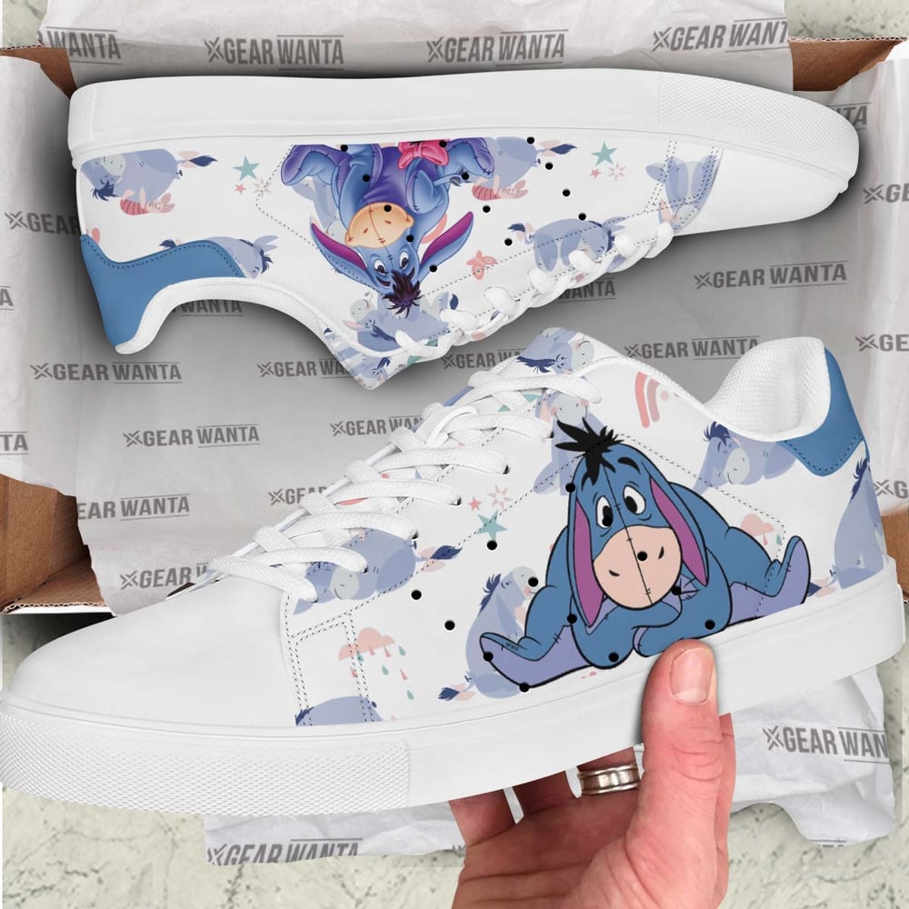 Eeyore Stan Shoes Custom Winnie The Pooh Sneakers For Fans