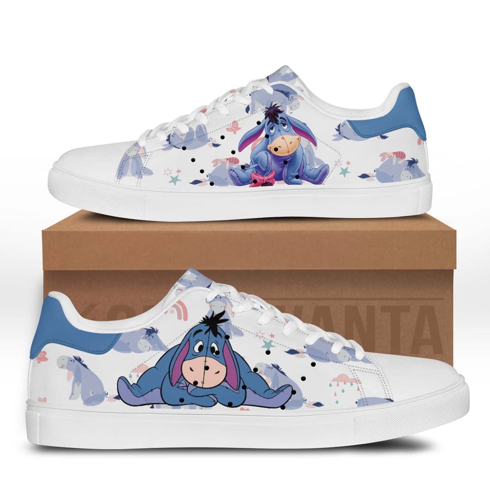 Eeyore Stan Shoes Custom Winnie The Pooh Sneakers For Fans