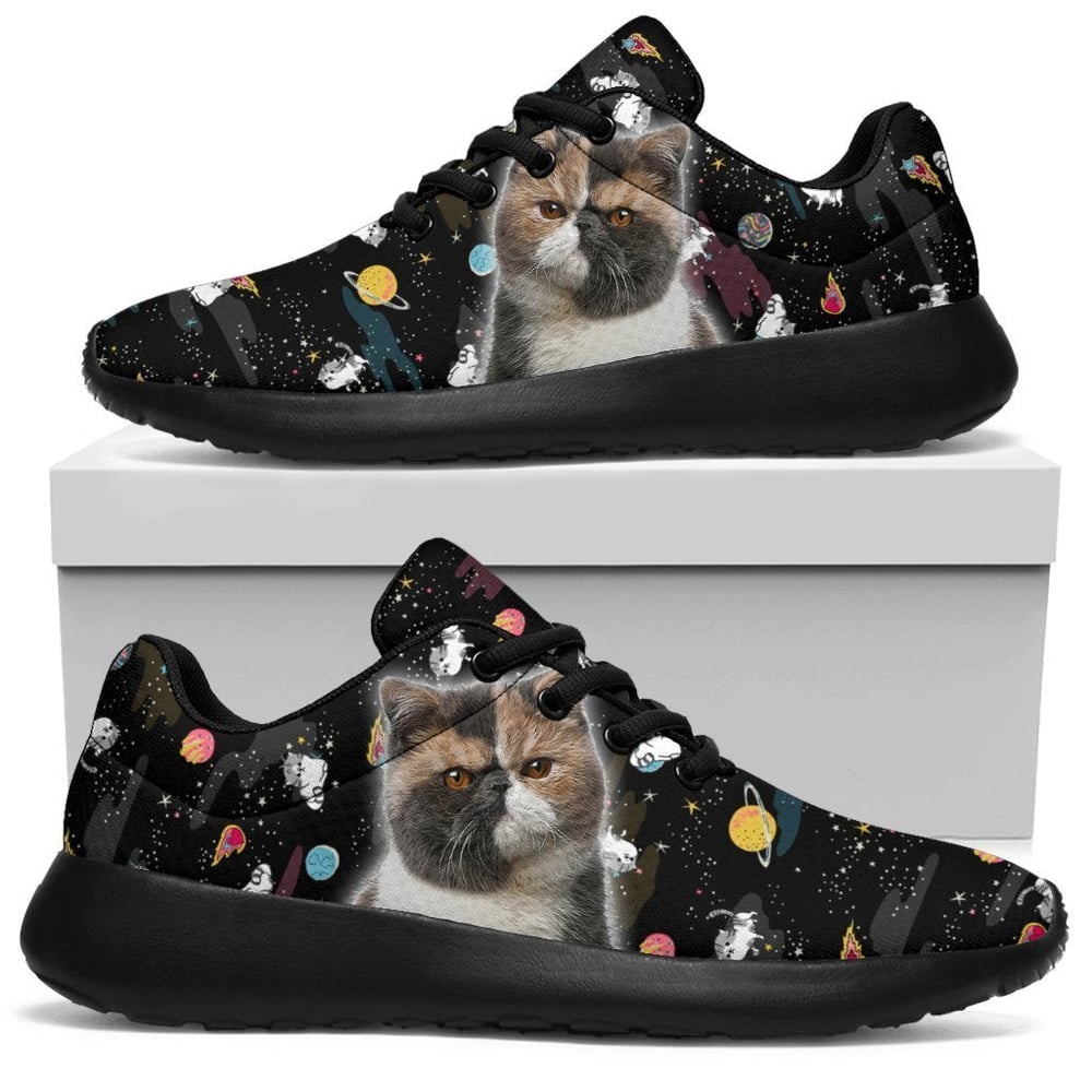 Exotic Cat Sneakers Sporty Shoes For Cat Lover