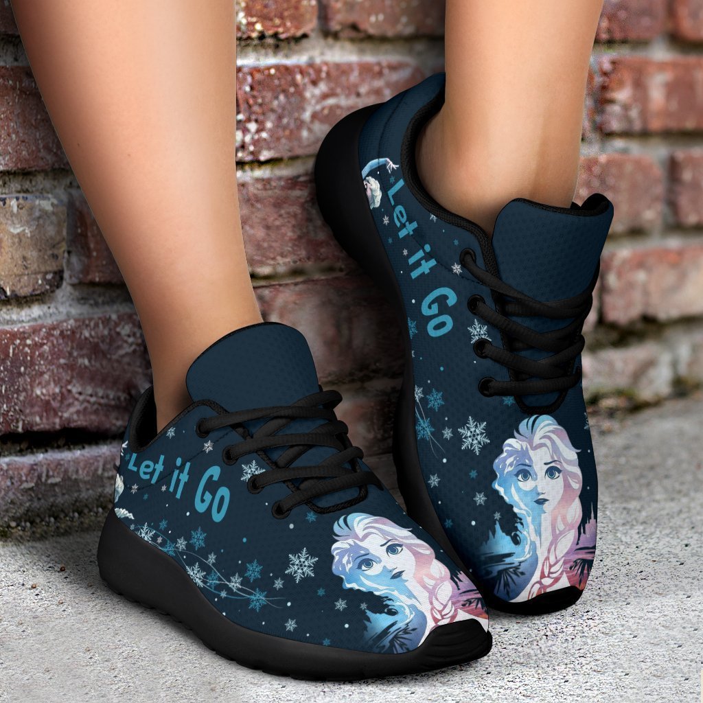 Frozen Let It Go Sneakers Sporty Elsa Custom Idea