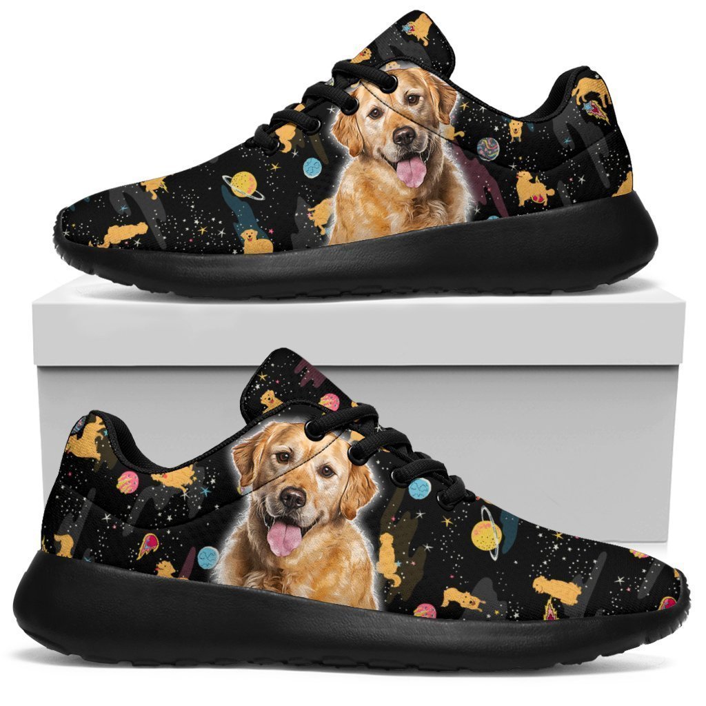 Golden Retriever Sneakers Sporty Shoes Funny For Golden Dog Lover