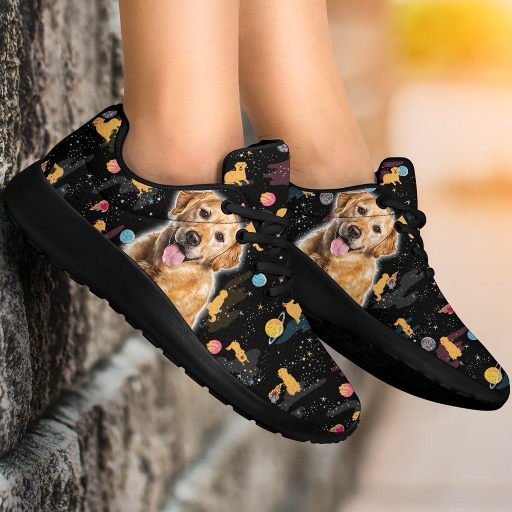 Golden Retriever Sneakers Sporty Shoes Funny For Golden Dog Lover