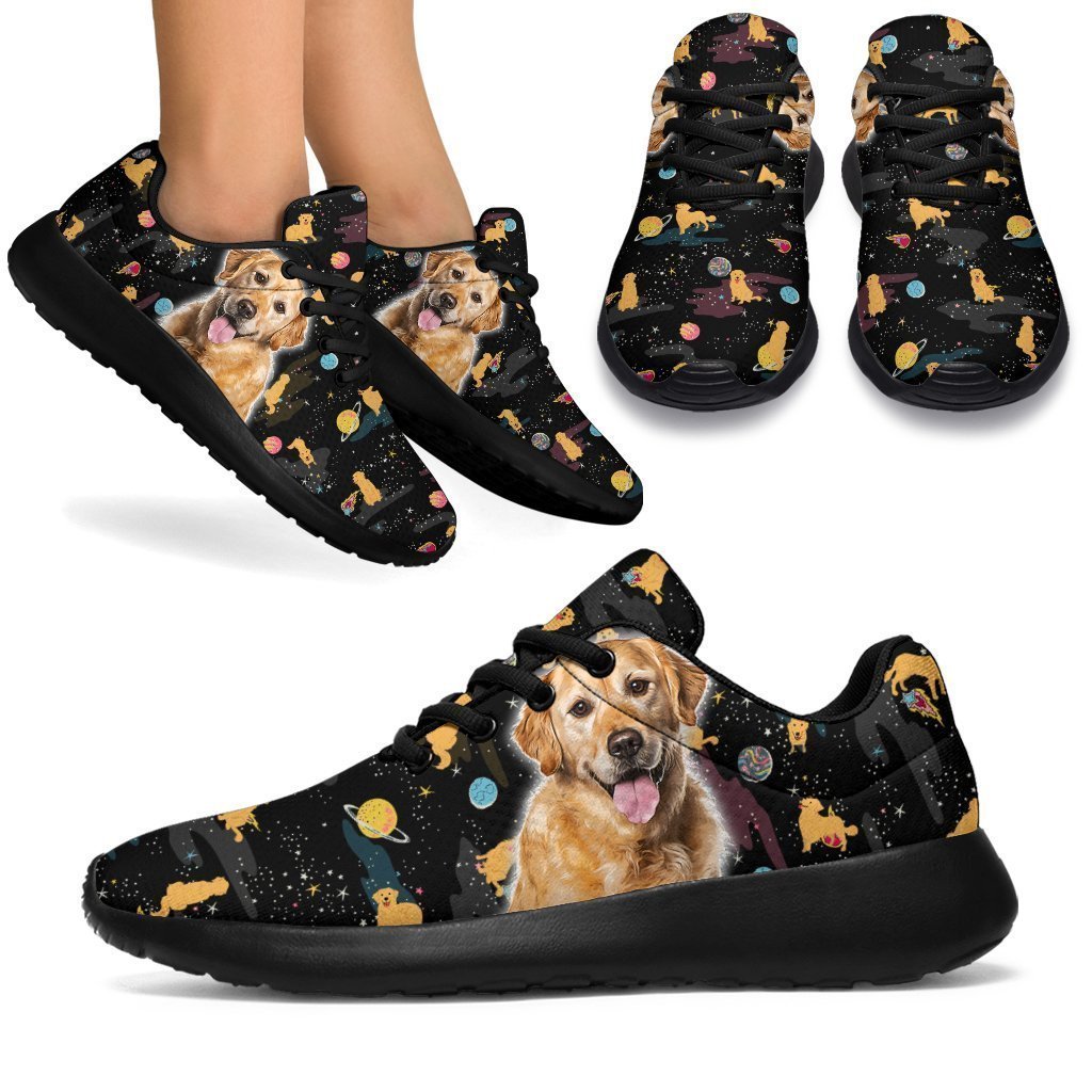 Golden Retriever Sneakers Sporty Shoes Funny For Golden Dog Lover