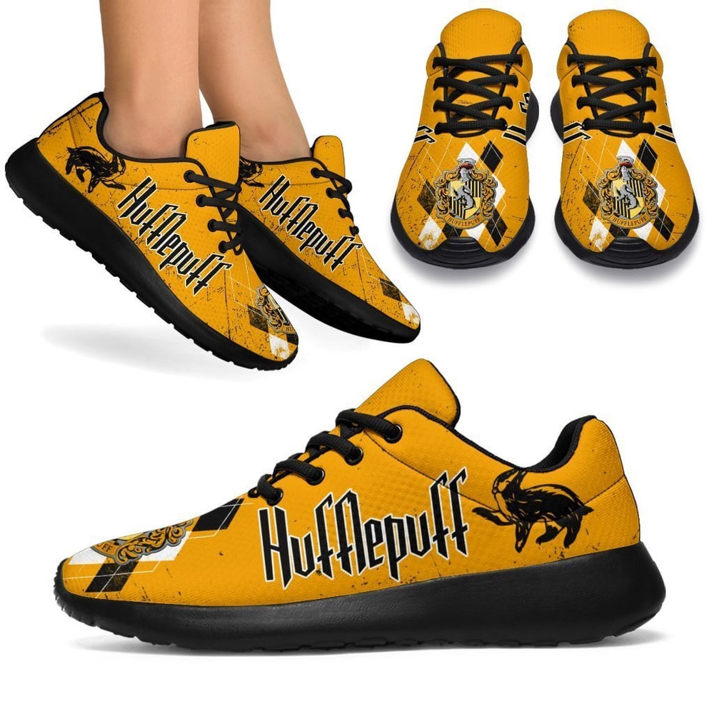 Hufflepuff Sneakers Harry Potters Fan Shoes Gift Idea