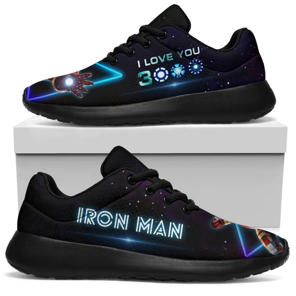 Iron Man Sneakers I Love You 3000 Custom Idea