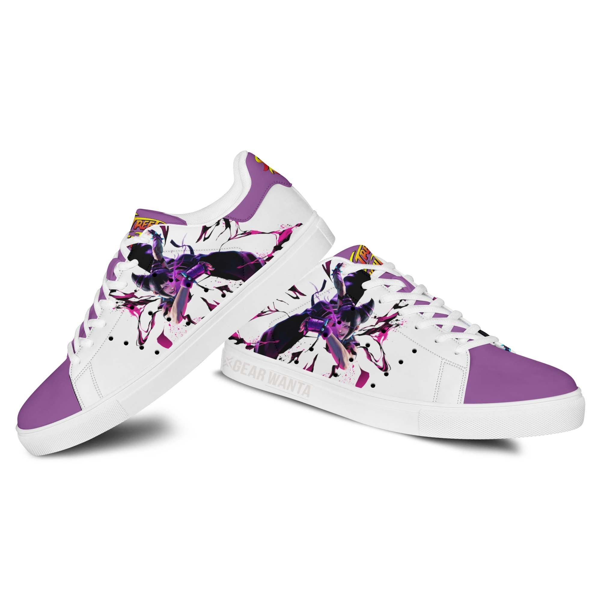 Juri Stan Shoes Custom Street Fighter Game Shoes