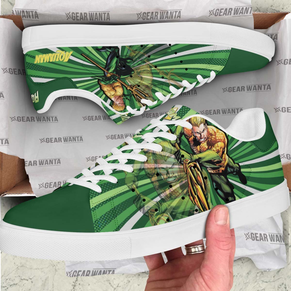 Justice League Aquaman Stan Shoes Custom