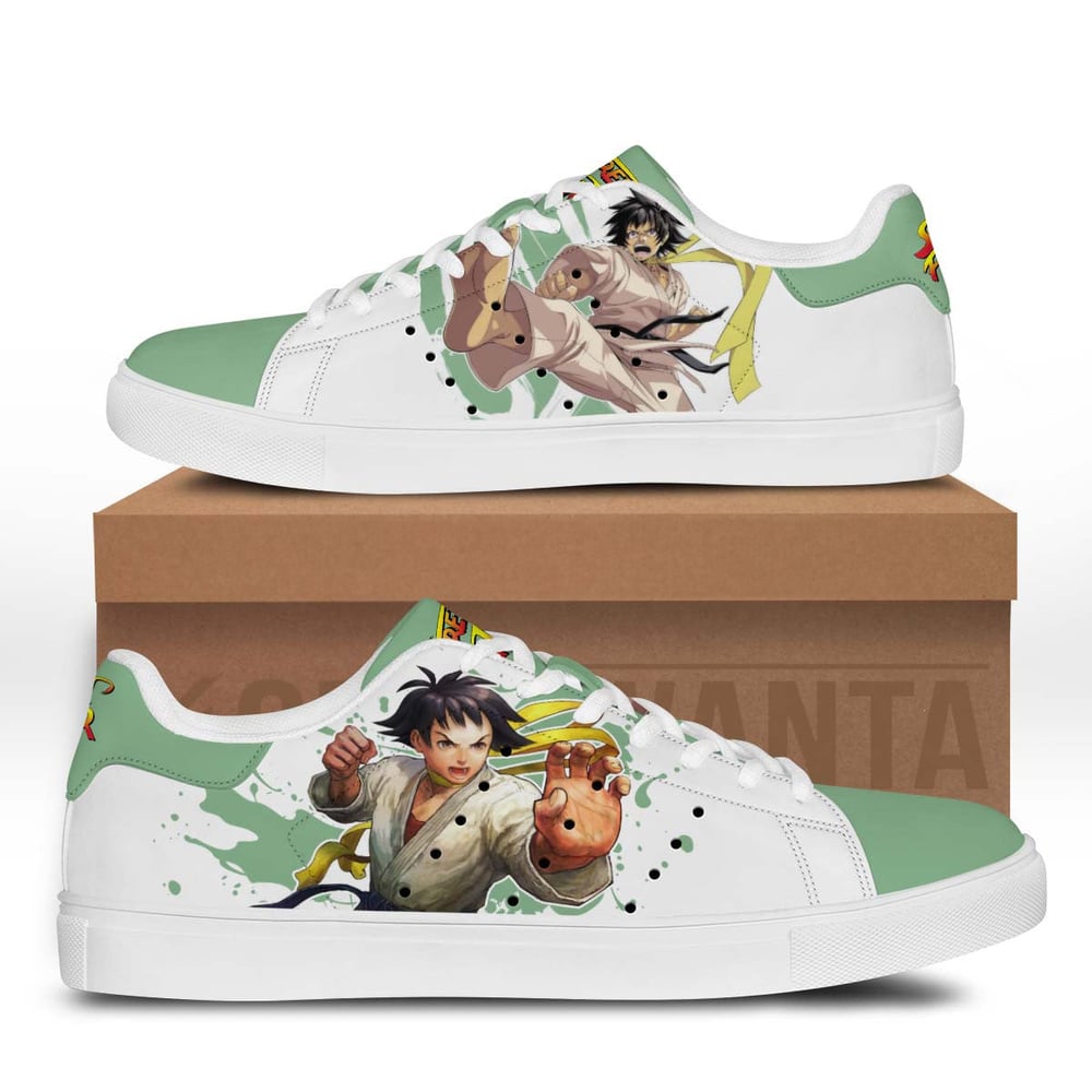 Makoto Stan Shoes Custom Street Fighter Game Shoes