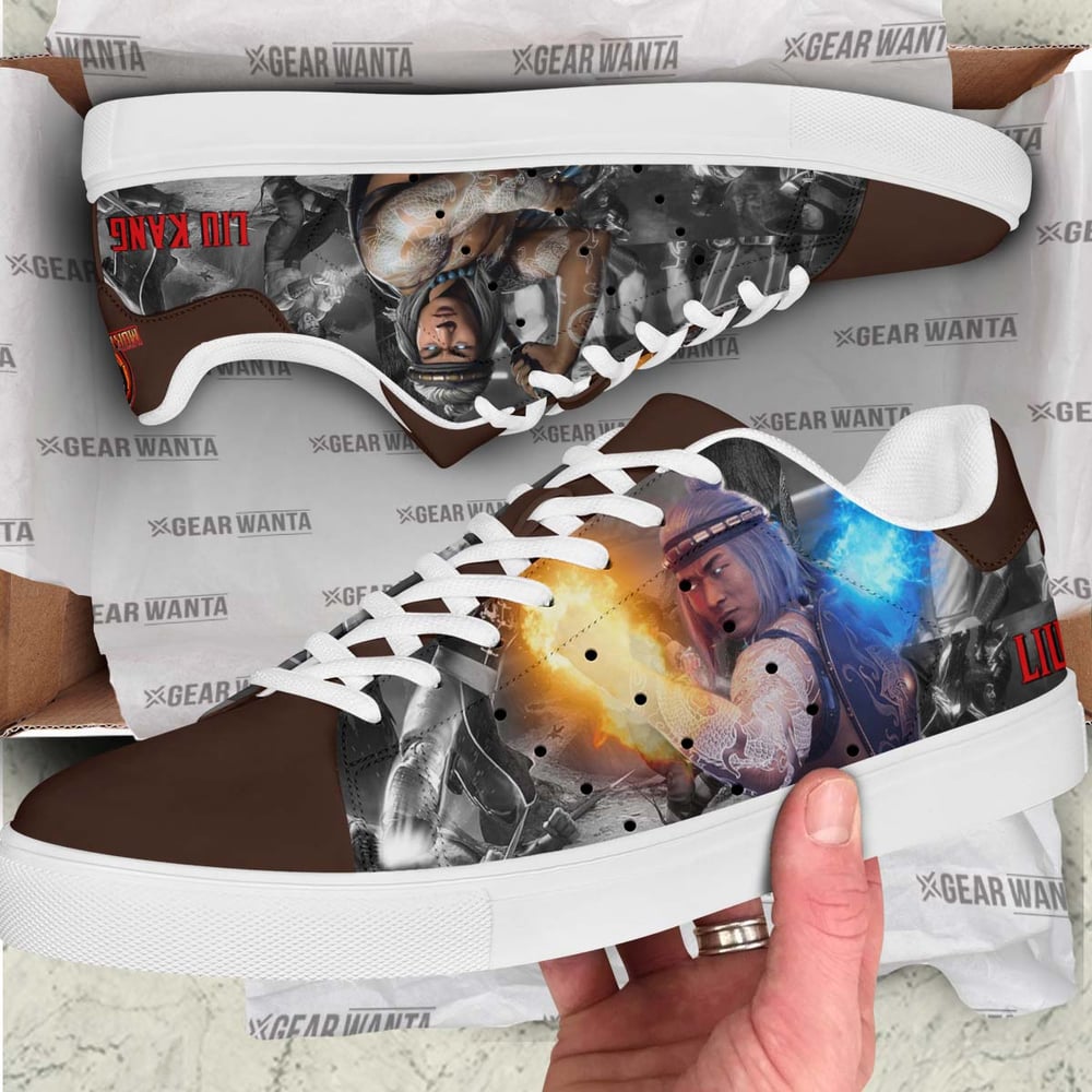 Mortal Kombat Liu Kang Stan Shoes Custom