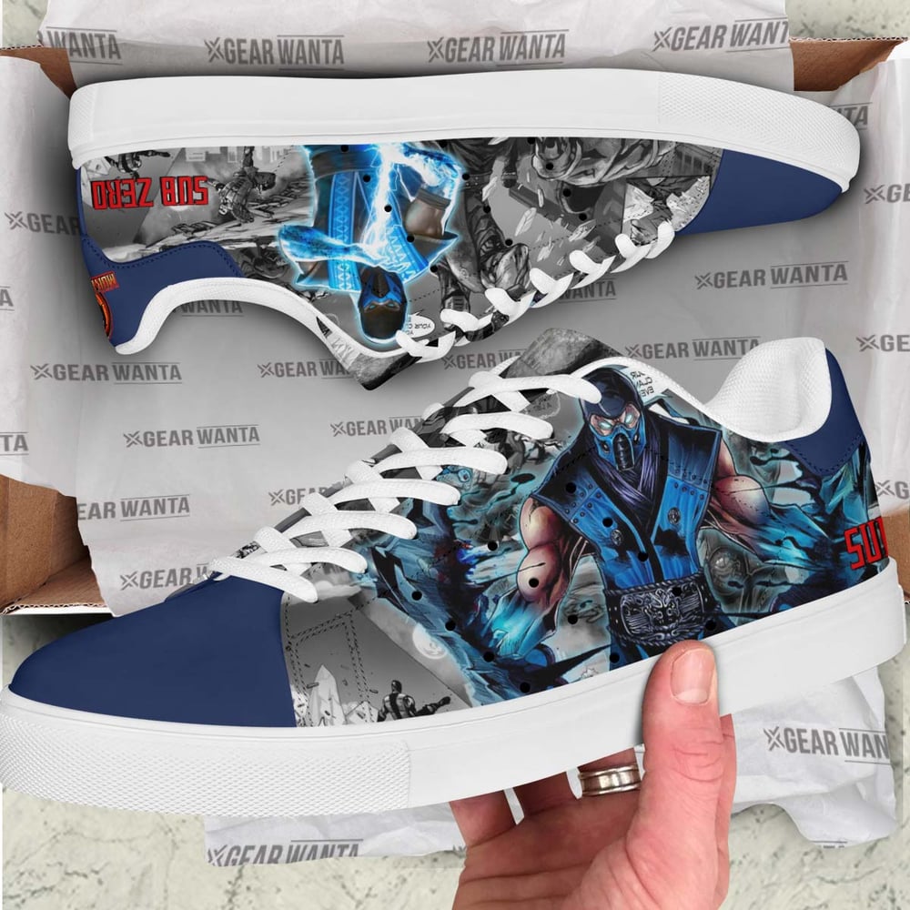 Mortal Kombat Sub-zero Stan Shoes Custom